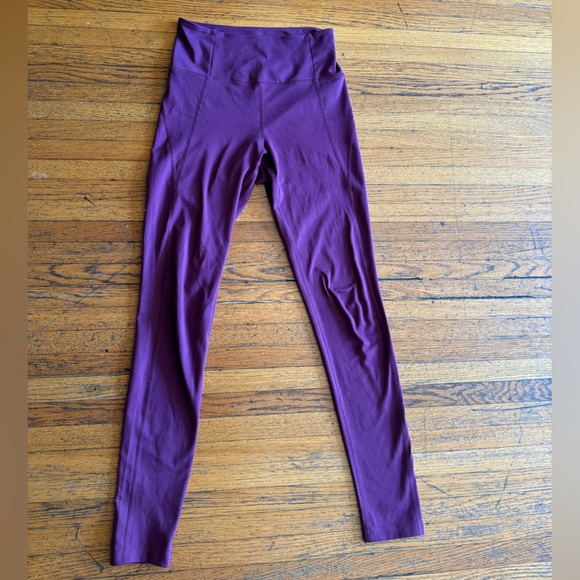 Girlfriend Collective Compressive High-Rise Legging in Plum, size S - Picture 2 of 4